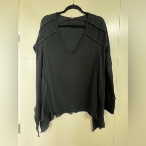 Free People Black Sweater Size L